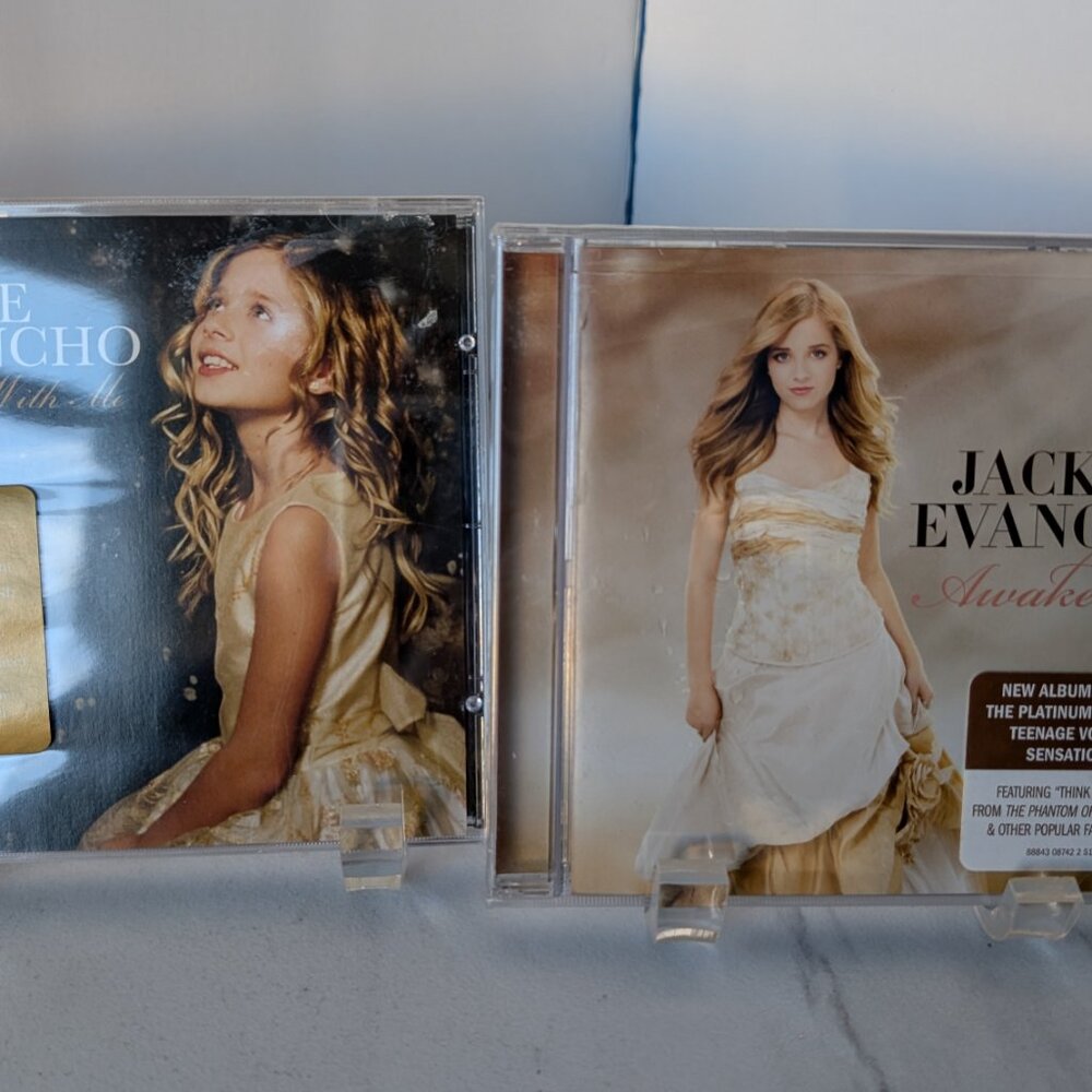 Jackie Evancho Dream with Me and Awakening CDs - 2 in Set - New